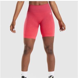Gymshark Adapt Ombre Seamless Cycling Shorts -
Pink/Red